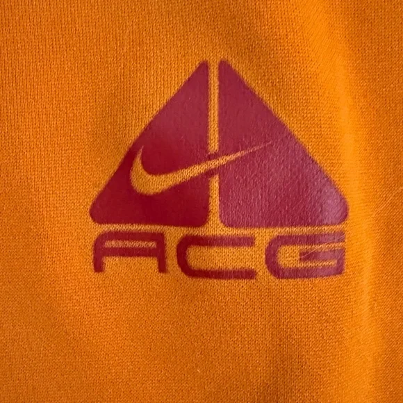 Nike ACG Orange and Red Long Sleeve Shirt - Picture 3 of 5